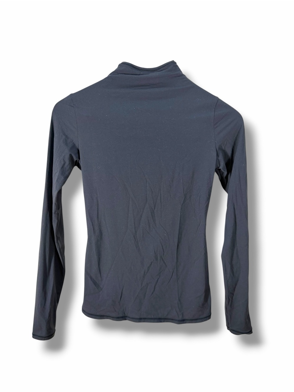 Women’s Skims Mock Neck Fits Everybody Gray Long Sleeve Like Skin Top Size M